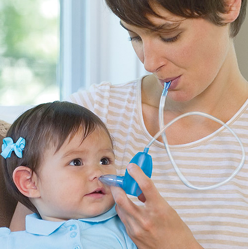 using nasal aspirator baby