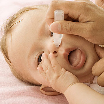 use of saline drops for babies