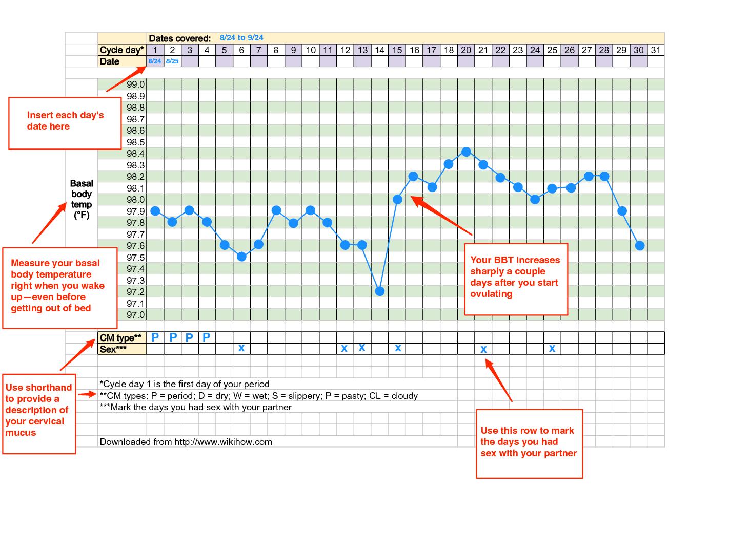What Does A Basal Temperature Chart Look Like When